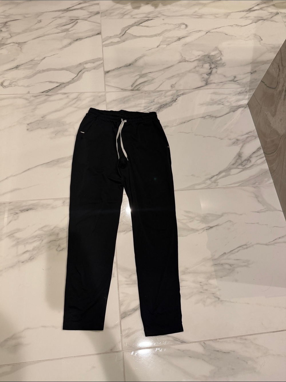 Vuori Black Drawstring Performance Joggers
